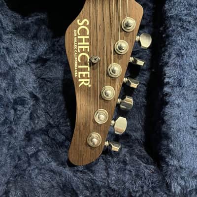 2023 Schecter USA Custom Shop Nick Johnston Traditional HSS “Wembley” Flame Top Nitro - Atomic Ice image 9