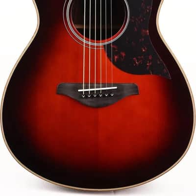 Yamaha AC1R Grand Concert Acoustic-Electric Guitar, Solid Spruce Top, Tobacco Brown Sunburst image 1