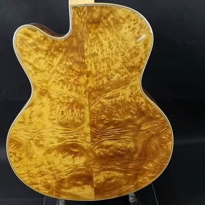 Yunzhi Archtop Jazz Guitar 2021 Natural Golden image 8