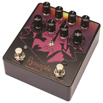 EarthQuaker Devices Pyramids Stereo Flanging Device with Different Modes, Controls and Presets (Solar Eclipse) image 4
