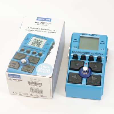 ZOOM MS-70CDR+ Multi Stomp Compact Multi-Effects Processor [D08025363] (07/13) image 4