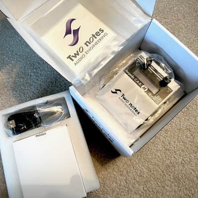 Two Notes Torpedo C.A.B. M Speaker Simulator / Amp DI 2019 Used Mint - White w/original box, power supply, cable, etc. image 11