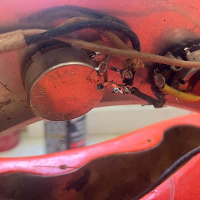 Fender Jazzmaster 1965 - Orange Bild 7