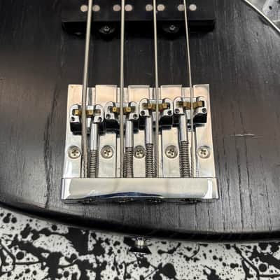 Bacchus DX4 Jazz Bass Black Woodgrain MIJ image 9