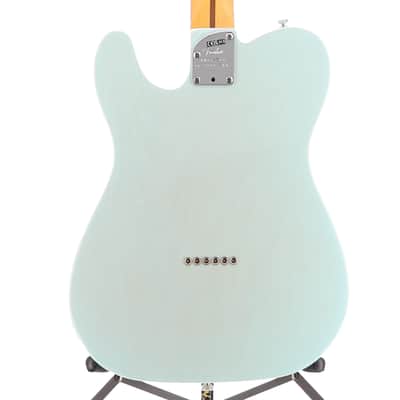Fender Certified Pre-Owned American Professional II Telecaster Thinline, Maple Fingerboard, Transparent Daphne Blue (T13) (11319) image 2