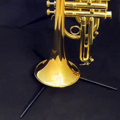 *Final Price* CarolBrass CCR-3880-GSS-Bb Lacquer Cornet Demo Stock Like New image 4