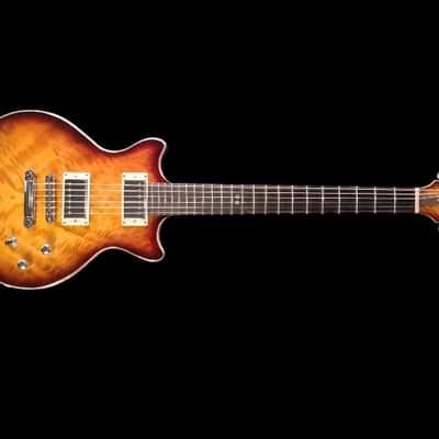Luthier made semihollow guitar 2026 - Red cherry sunburst image 1