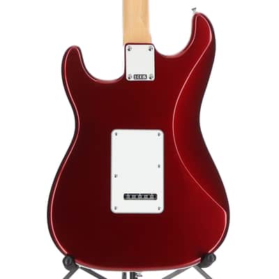 Fender Standard Stratocaster, Maple Fingerboard, White Pickguard, Candy Cola (U5) (03282) image 2