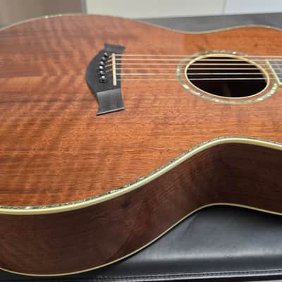 Taylor W-14 PRESENTATION SERIES 1 of 1 USA 1998 FLAME WALNUT KUJO Custom Shop Masterbuilt Acoustic Guitar W14 K14 K Master Built GA Grand Auditorium TIME CAPSULE CASE QUEEN RARE! RARE! RARE! image 12