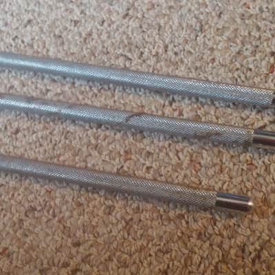 Pearl SET OF 3 Original FLOOR TOM LEG Japan VINTAGE 70s 80s  Maple Wood Fiberglass NOT COPIES image 11
