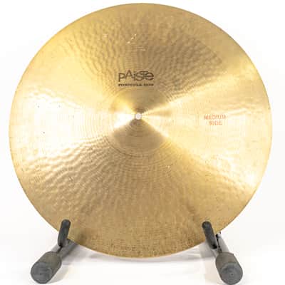 Vintage Paiste Formula 602 Ride Cymbal - Bright Mellow Medium - 20" - 2400g image 1