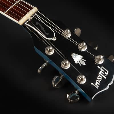 2017 Gibson Memphis Custom ES-335 Block - Pelham Blue | USA Limited Edition Semi-Hollow Burstbucker Humbucker Pickups | CoA OHSC image 9
