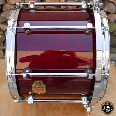 Immagine Premier SIGNIA Maple Tom Floor Tom 14" x 12" Cherry Wood UK Made - 11