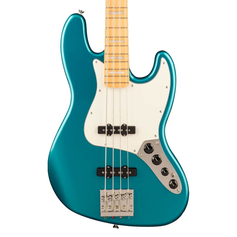 Used Squier Classic Vibe Active '70s Jazz Bass - Ocean Turquoise w/Maple FB image 1