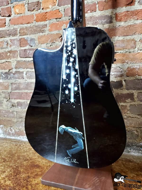 Keith Urban Ltd Edition Night Star Acoustic/Electric Guitar w/ Deluxe Leather Case (2010s, Black) image 1