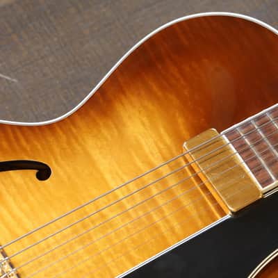 2005 Gibson ES-165 Herb Ellis Signature Archtop Guitar Figured Sunburst + OHSC image 8