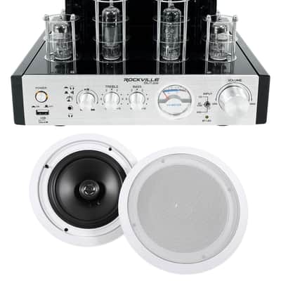 Rockville BluTube Tube Amplifier/Home Theater Receiver+(2) 8" Ceiling Speakers image 20