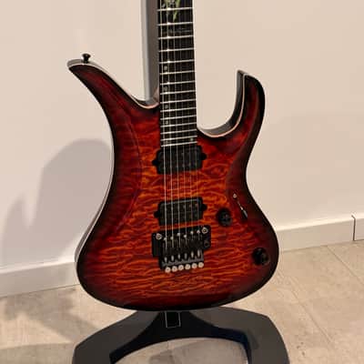 Siggi Braun Little Crow Magma Burst 2020 - 5A quilted maple Magma burst image 8