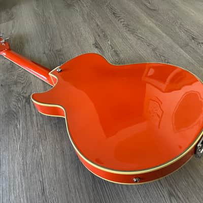 Ibanez AGR63 Hollow Body Electric guitar w/ Bigsby, Vibramate & Gigbag - Gretsch Orange - Gibson wiring harness UPGRADE image 16
