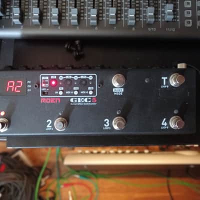 MOEN GEC-5 Guitar Pedal FX Switcher - 5 Loop Foot Controller with MIDI image 8