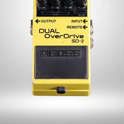 Boss SD-2 Dual OverDrive (Silver Label) 1993 - 1998 - Yellow image 1