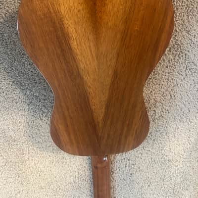 Kamaka Tenor Ukulele — vintage white label 1970s - Natural koa image 5