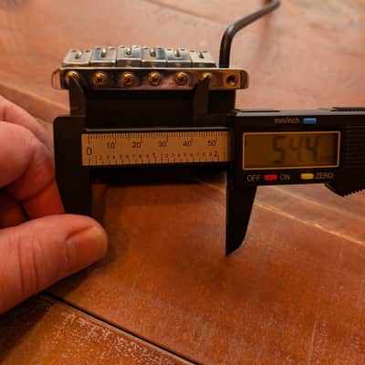 MannMade USA Tremolo Bridge With Trem Arm Heavy Block Chrome/Black 15.6Oz image 3
