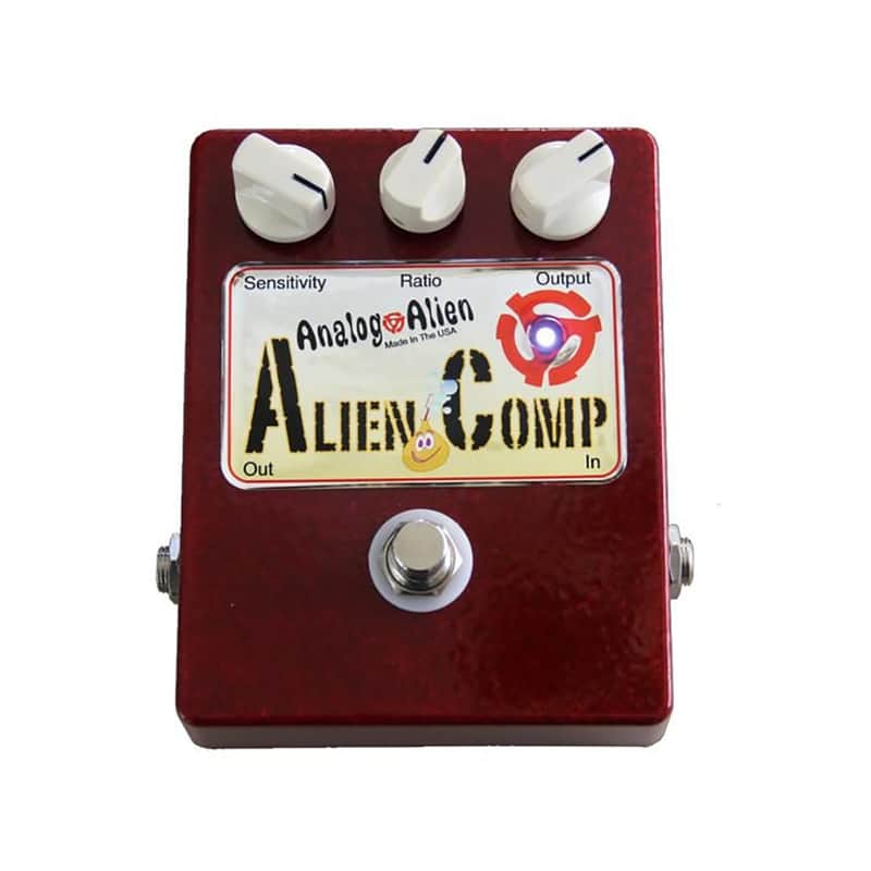 Analog Alien Comp Compressor Boost Analog Guitar Effects Pedal w/ True Bypass image 1