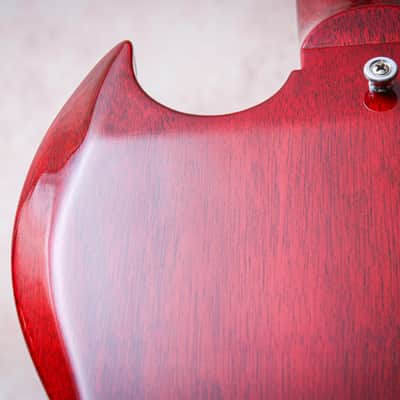 GIBSON USA Custom Shop Special Order M2M SG Custom "Cranberry + Ebony" (2024) image 18