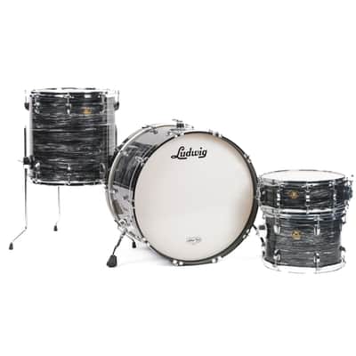 Ludwig 90th Anniversary Limited Edition Classic Maple Vintage Black Oyster Pearl Owned by Travis Barker image 1