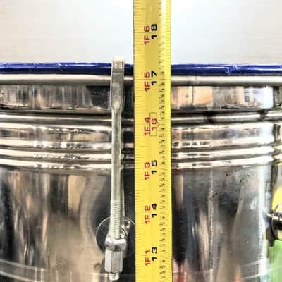 A W & SONS (SEE VIDEO) TWO-SIDED BEER KEG BARREL CONGA -ALUMINUM- FREE SHIP TO C-USA! image 4