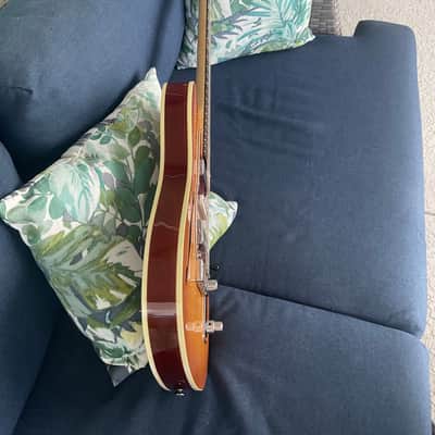 Fret-King Country Squire Semitone De Luxe Honeyburst Telecaster thinline type electric guitar image 10