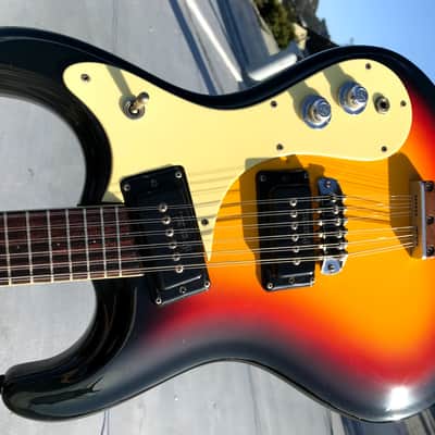 Mosrite Ventures XII 1966 Sunburst 12-string electric guitar image 1