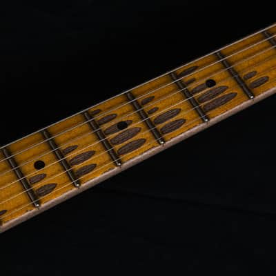 Fender Custom Shop Masterbuilt Kyle McMillin 1958 Stratocaster Journeyman Relic Aged White Blonde 2023 -Mint image 12