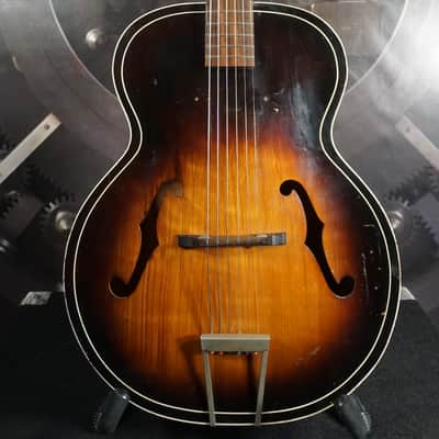 Harmony 1215 Archtop Acoustic Guitar c.1936 Sunburst – Pre-War Made in USA image 1