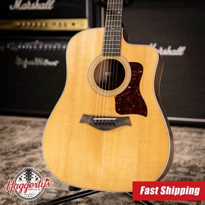 Taylor 210ce Dreadnought Acoustic/Electric Guitar with Gig Bag image 1