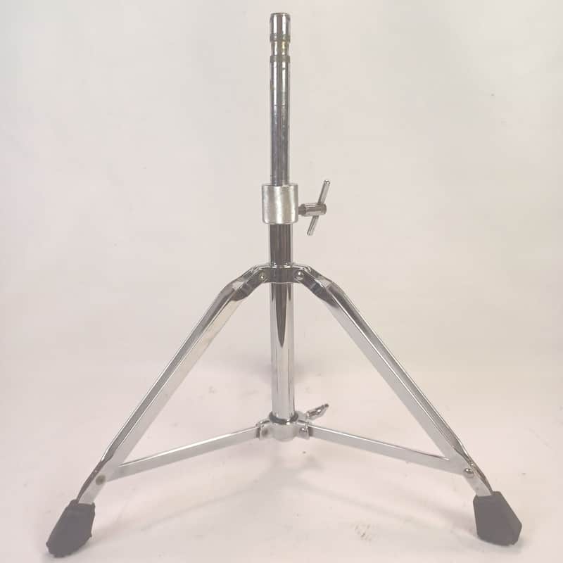 Drum Set Throne Tripod Base+Seat Holder Rod Double Braced Heavy Duty Chrome* image 1