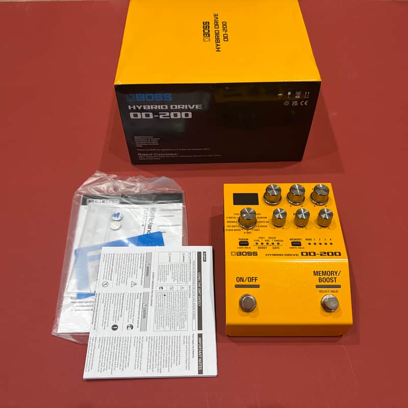 Boss OD-200 Overdrive 2019 - Present - Orange image 1