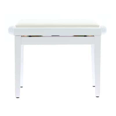 QUIK LOK PB/100 WH L Panca in Legno Bianco Lucido per Pianoforte image 5