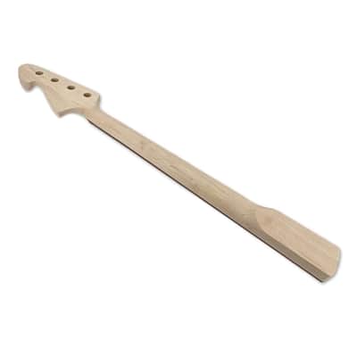 Replacement Bass Guitar Neck 21 Fret 30 Inch Scale, Maple with Rosewood Fretboard,42mm Nut Width, Bolt-On Heel image 3