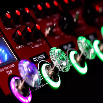 Mooer Shrooms Footswitch Pedal Stompbox Plastic Toppers 12-Pack Clear for Line 6 Helix etc image 6