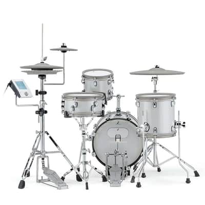 Efnote Mini Acoustic Designed Electronic Drum Set White Sparkle image 2