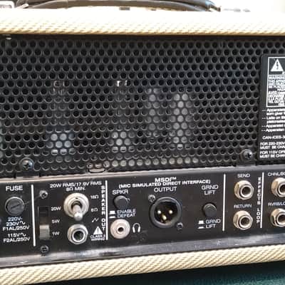 Peavey Classic 20 Mini Head 2010s - Tweed image 4