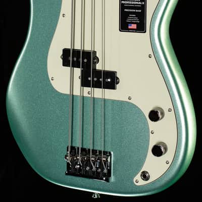 Fender American Professional II Precision Bass Rosewood Fingerboard Mystic Surf Green (915) image 1