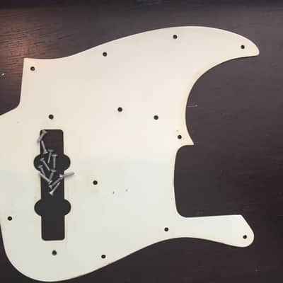 Fender 1962 Jazz Bass Pickguard with original screws AMAZING Collector condition image 5