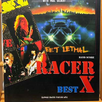 Racer X Best Band Score Guitar Tablature and Songbook Paul Gilbert Guitar Bass Drums image 1