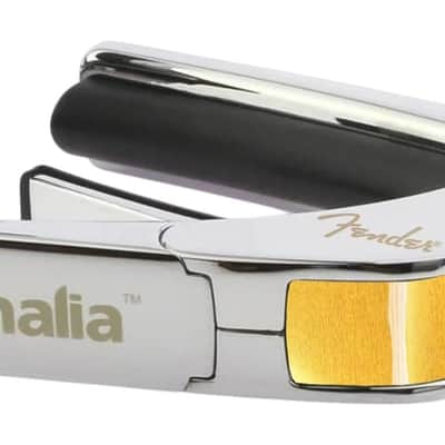 Thalia Guitar Capo - Fender Officially Licensed w/Fender Specific Fret Pads (Maple w/Black Spaghetti Logo) image 2