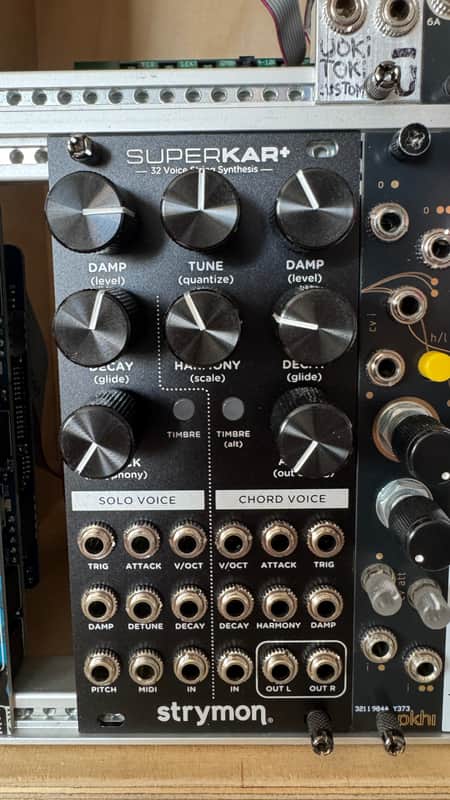 Strymon SuperKar+ 32-Voice String Synthesis Module 2025 - Present - Black image 1