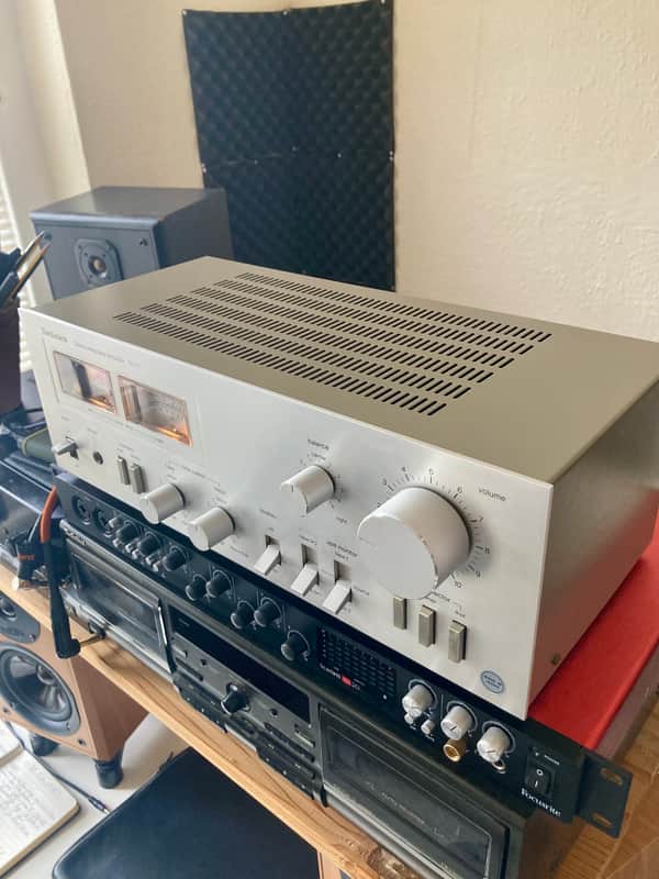 Vintage Technics SU-Z1 Stereo Amplifier - Silver | Reverb