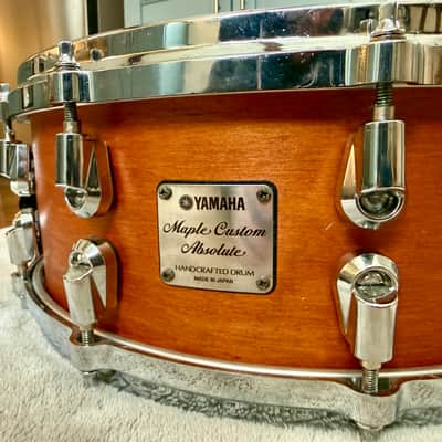 Yamaha Maple Custom Absolute Snare Drum 5.5x14 – Tour Used - 2006-2008 image 5